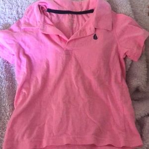 Pink collared shirt